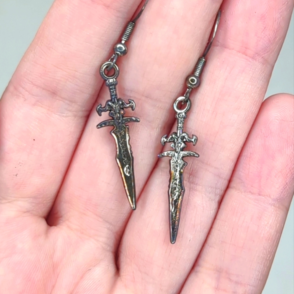 Dagger Earrings - Picture 10 of 10